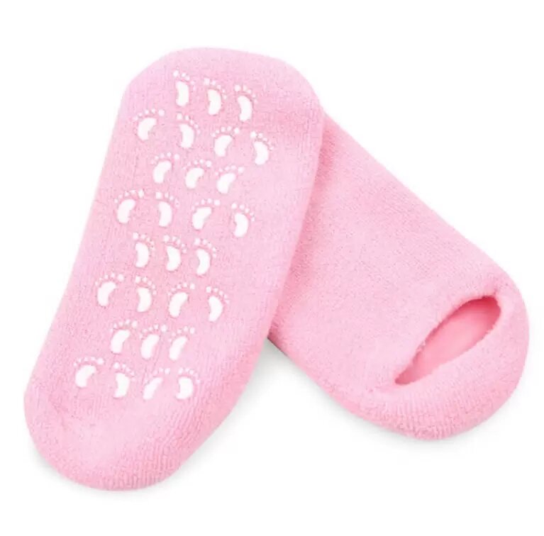 Многоразовые увлажняющие гелевые носочки Spa Gel Socks. Гелевые носки