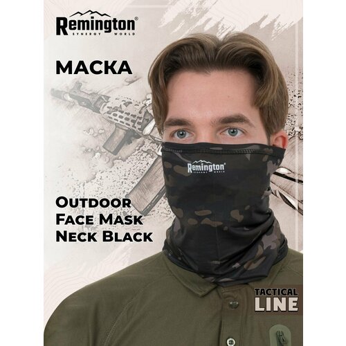 Маска Remington Outdoor Face Mask Neck Black TM1522-010 adults face mask blue flame wolf printed mouth mask cover reusable washable fabric masks windproof outdoor breathable mouth mask