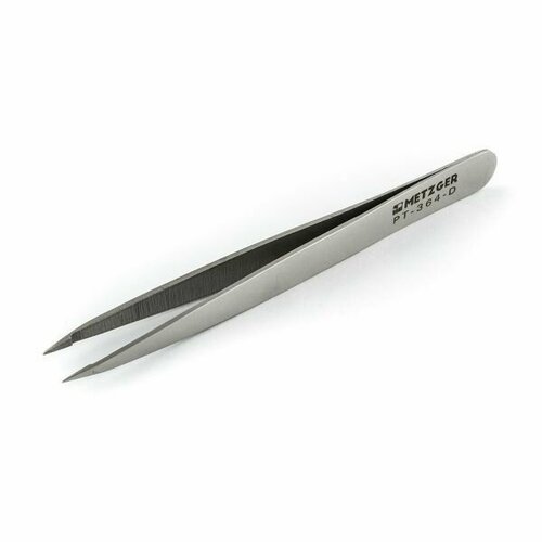 METZGER, Пинцет PT-364-D (Pointed tip Swiss Tweezers) (матовый)