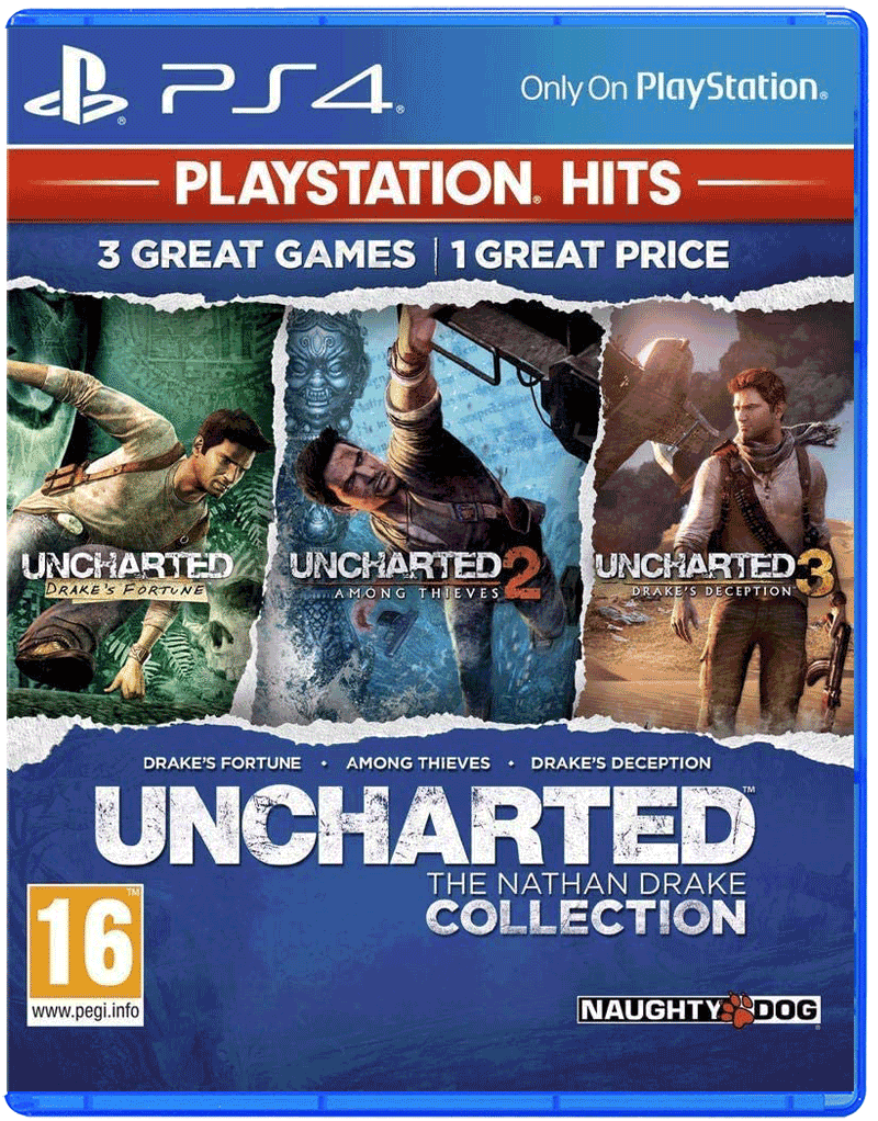 Игра Uncharted: Натан Дрейк. Коллекция Хиты PlayStation для PlayStation 4