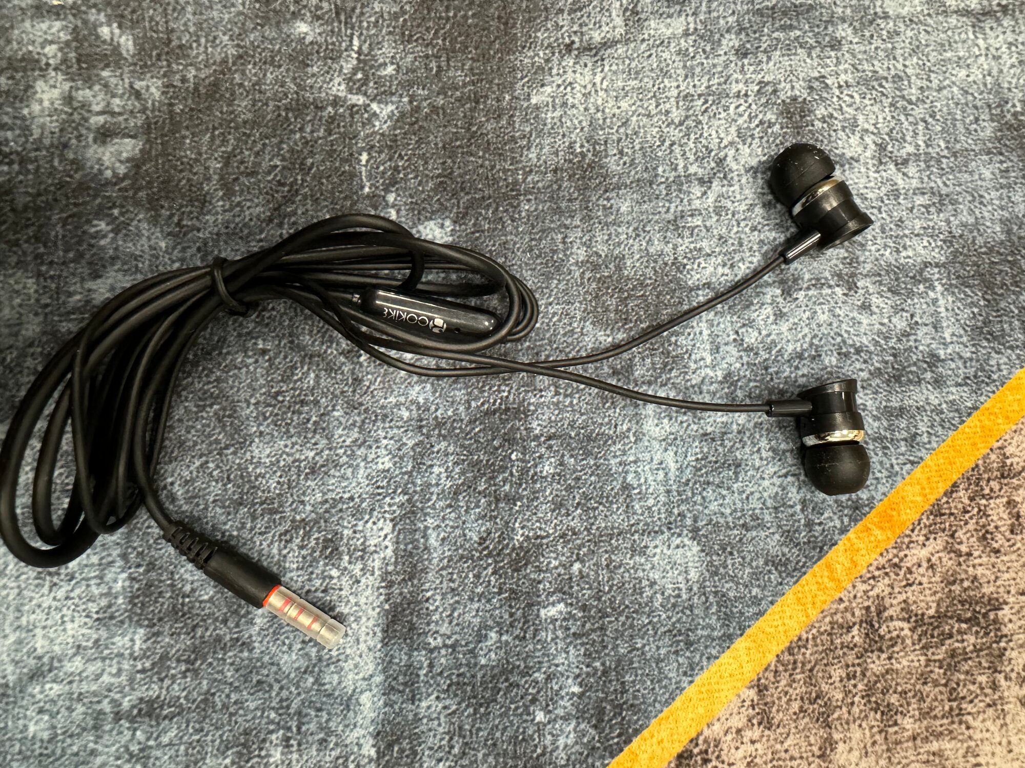 Проводные наушники капельки с микрофоном Cokike C13 (116 Дцб / 130см / 32 Ом) разъем 3.5мм для старых телефонов, магнитолы, радио, MP3-плеера, VR-о.