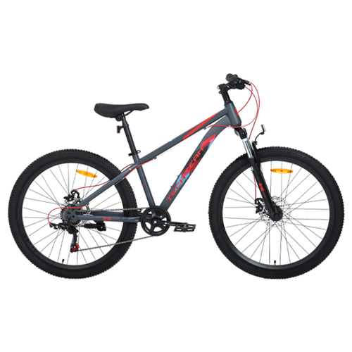Горный (MTB) велосипед Tech Team Tenet 26 disc (2024), рама 14, серый/красный