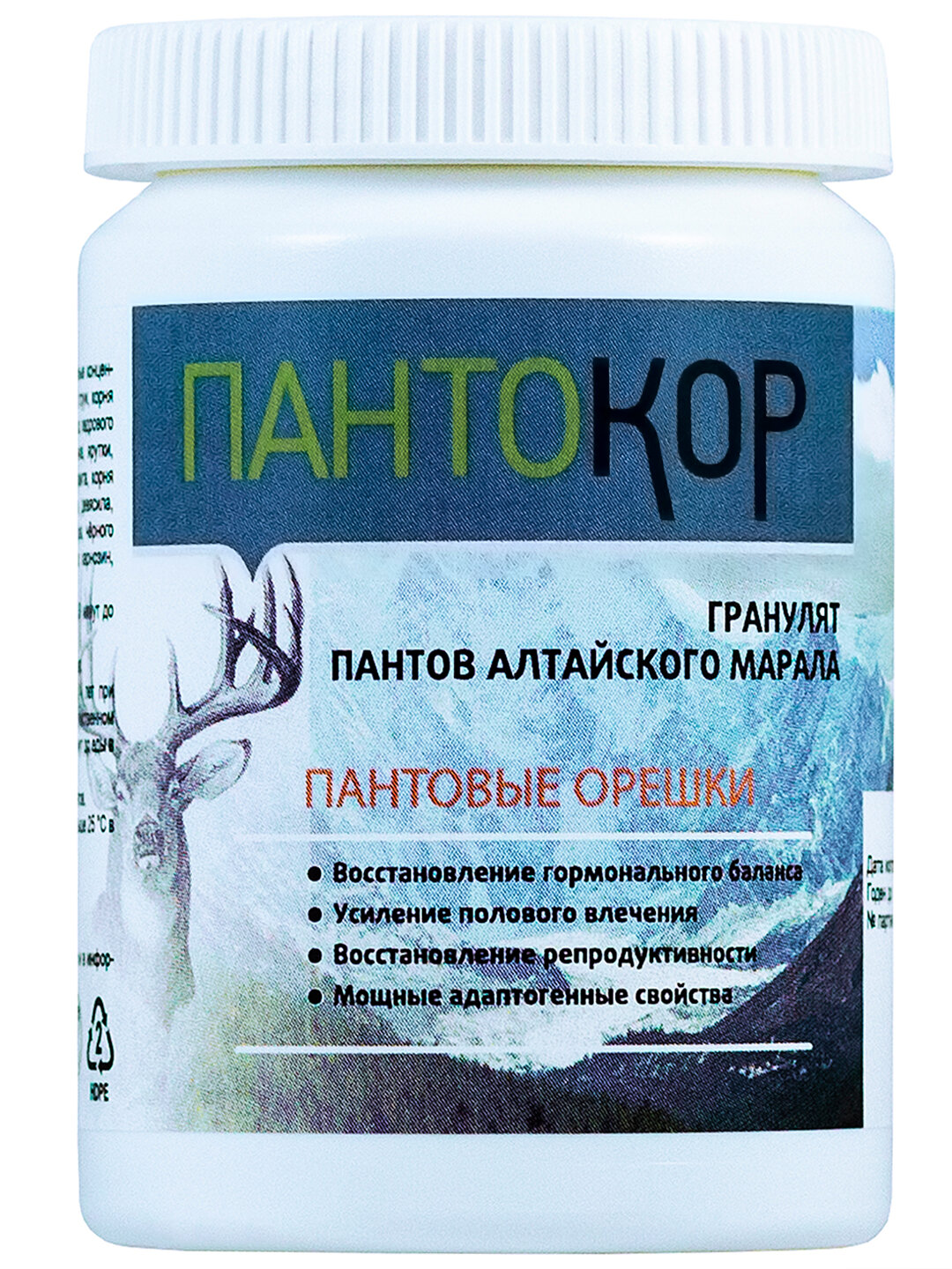 Изображение Комплекс "Пантокор" Пантовые Орешки для Гормонального Фона, 50 шт - "Русские корни"