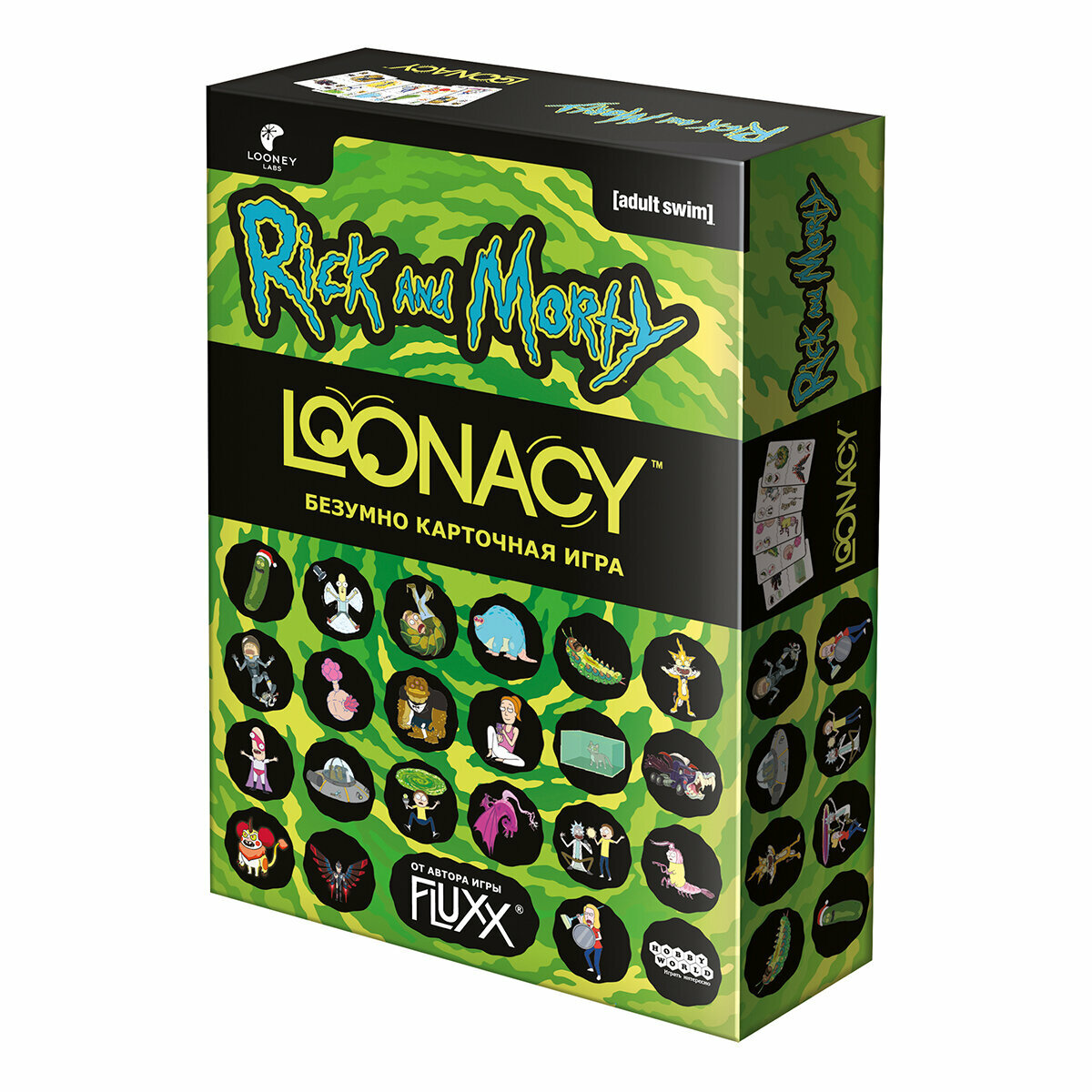 Настольная игра "HOBBY WORLD" "Loonacy Рик и Морти" 915640