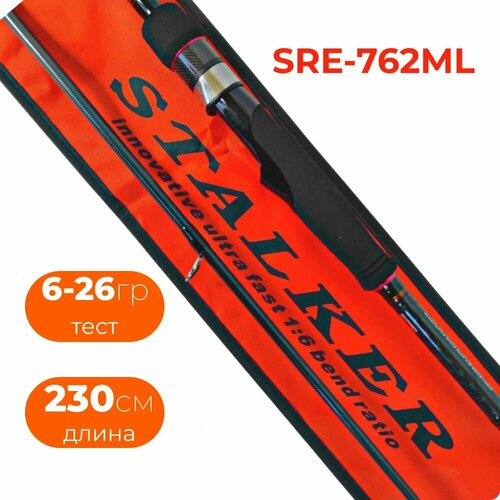 Спиннинг Hearty Rise STALKER SRE-762ML 6-26gr/230cm / удилище Херти Райз Сталкер для джига / На щуку, судака