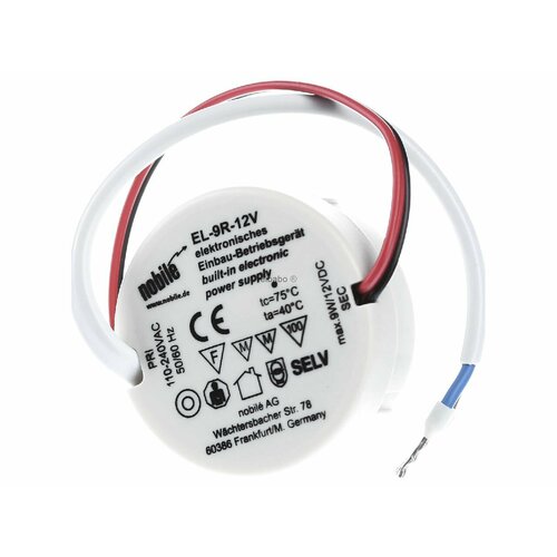 Трансформаторная лампа LV EL-9R-12V Nobile 8995150000 4044538036816 9294₽