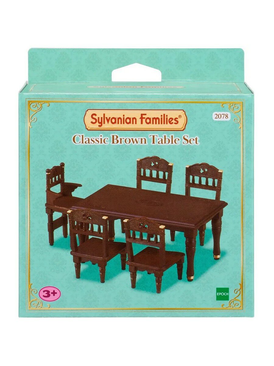 Sylvanian Families Набор Классический коричневый стол