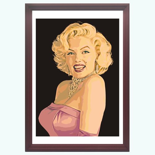 Картина для интерьера в рамке 21х30 см Мэрилин Монро 1350₽
