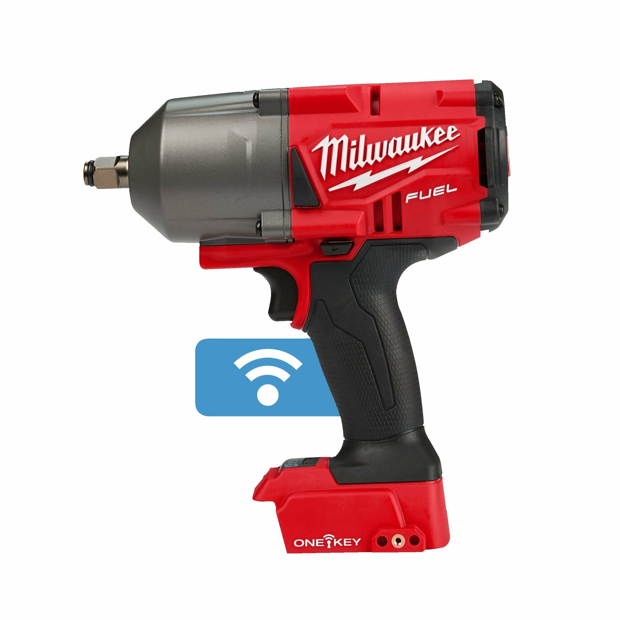 Аккумуляторный импульсный гайковерт Milwaukee M18 ONEFHIWF12-0X, 18 В, 1356 Нм, 1750 об/мин, 2100 уд/мин, без АКБ и ЗУ, в кейсе, 4933459726