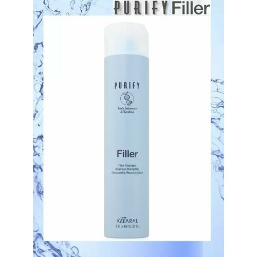 фото Kaaral шампунь для придания плотности волосам filler shampoo 300 мл