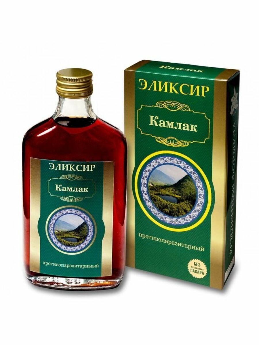 Эликсир Камлак противопаразитарный На Фруктозе 250 мл, Алтайбиопроект