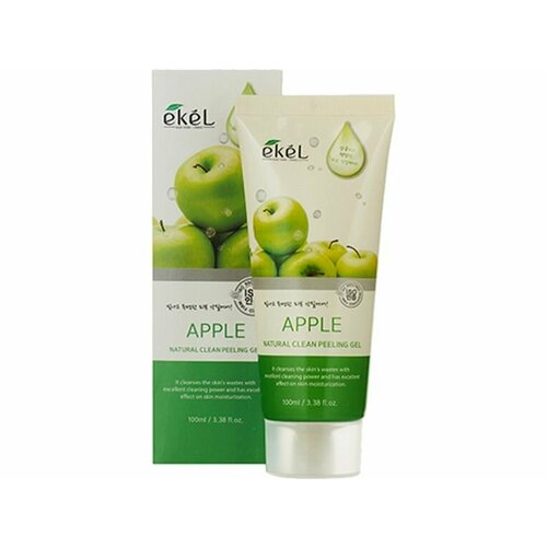 Пилинг-скатка Ekel Natural Clean peeling gel Apple пилинг скатка для лица weis hyaluron фруктовые кислоты 50 мл