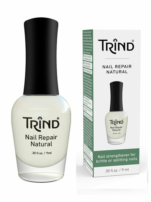 Trind, Nail Repair Natural, Укрепитель ногтей глянцевый, натуральный, 9 мл