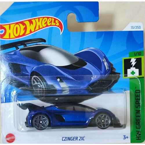 Hot Wheels Машинка базовой коллекции CZINGER 21C синяя 5785/HRY49