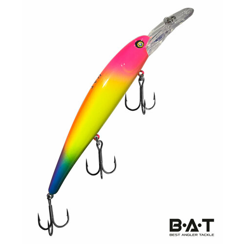 Троллинговый воблер BAT Hachiro (V) 120 mm; 19 g; 3.5-4 m/Bandit Walley/ для ловли судака и щуки