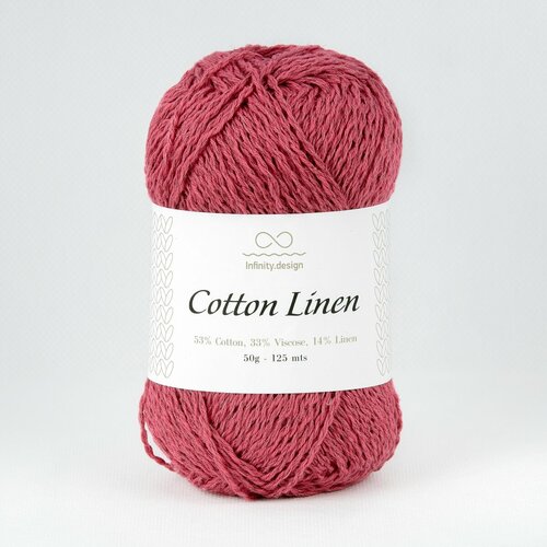 Infinity Design Cotton Linen (4335 Raspberry Cream)