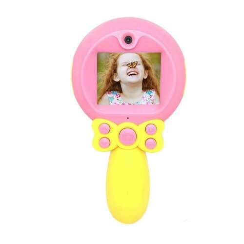 Детская камера-фотоаппарат Юный фотограф розовая 94400₽