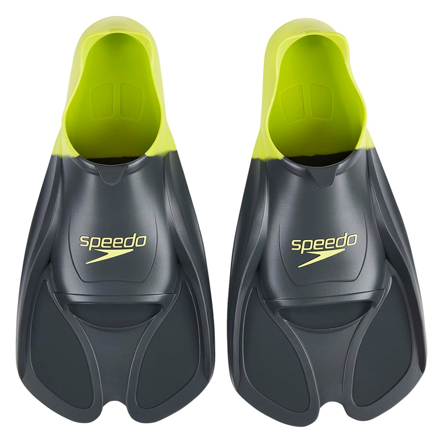 Ласты Speedo Training Fin Au Серый/Салатовый (UK:8-9)