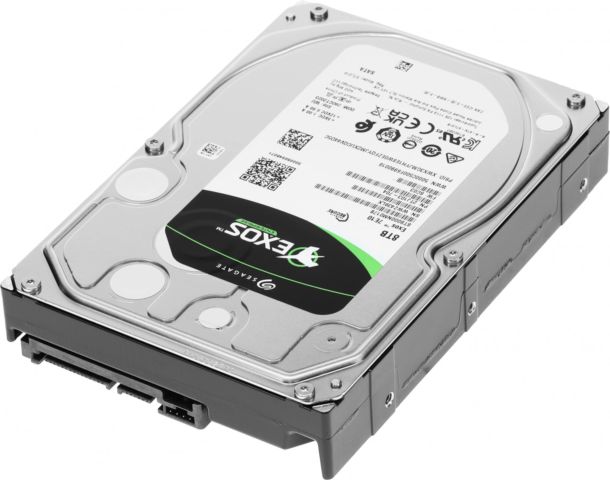 Жесткий диск Seagate Exos 7E10 , 8ТБ, HDD, SATA III, 3.5" - фото №11