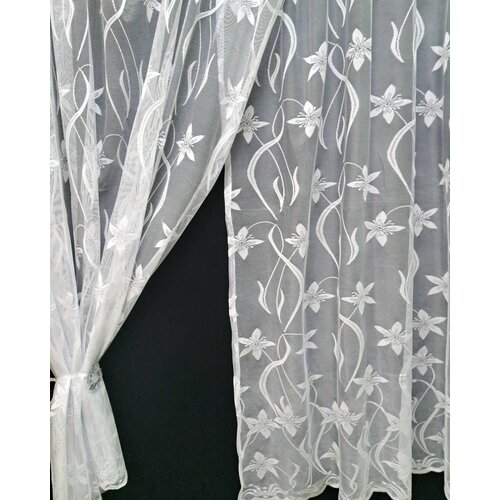 Комплект тюлевых занавесок 4м(2м+2м) высота 160см