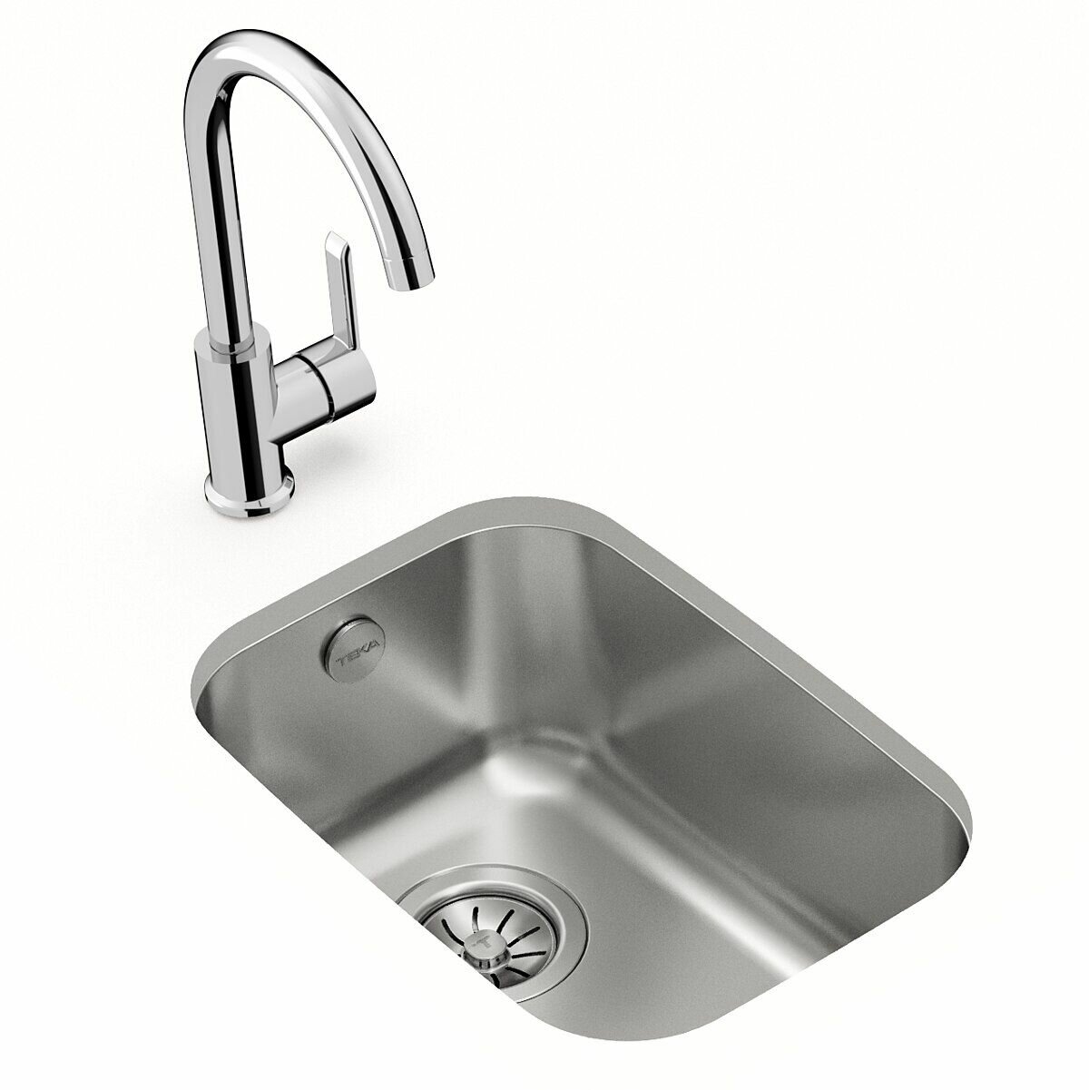 Мойка для кухни TEKA BE 28.40 POLISHED из из нержавеющей стали, подстольный / врезной монтаж - фотография № 5