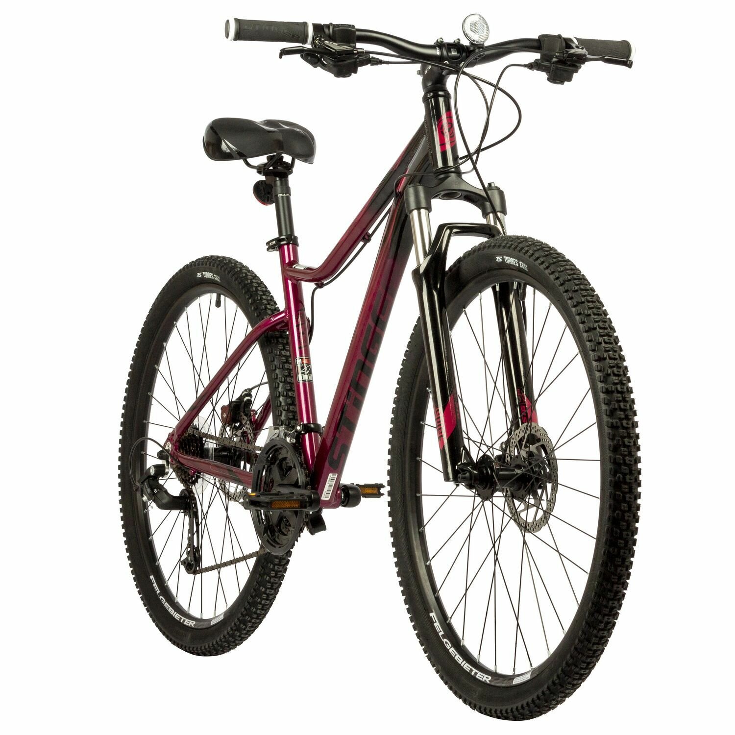 STINGER 27.5" LAGUNA EVO SE красный, алюминий, размер рамы 19"