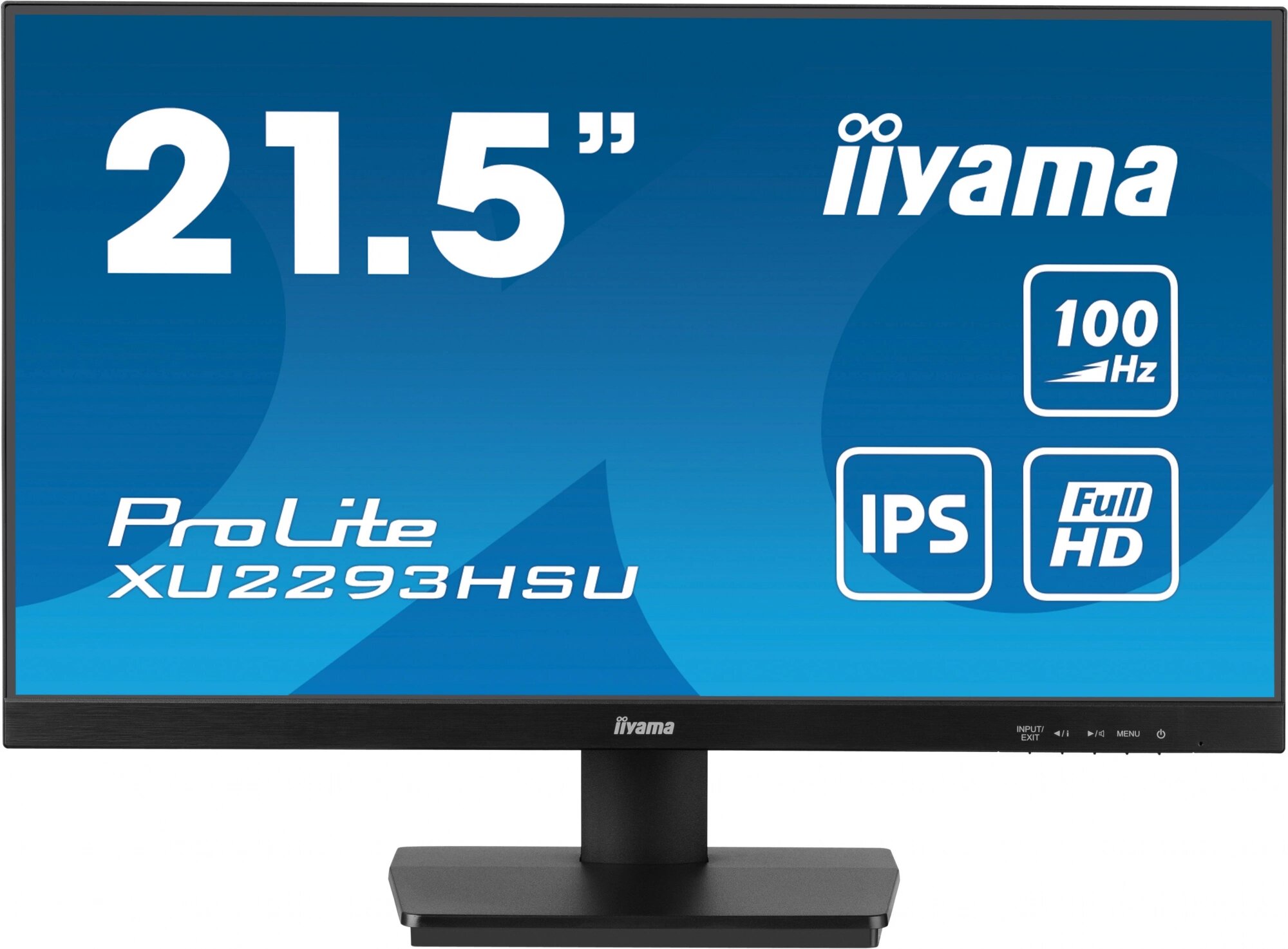 Монитор Iiyama 21.5" ProLite XU2293HSU-B6 черный IPS LED 16:9 HDMI M/M матовая 1000:1 250cd 178гр/178гр 1920x1080 100Hz DP FHD 2.6кг