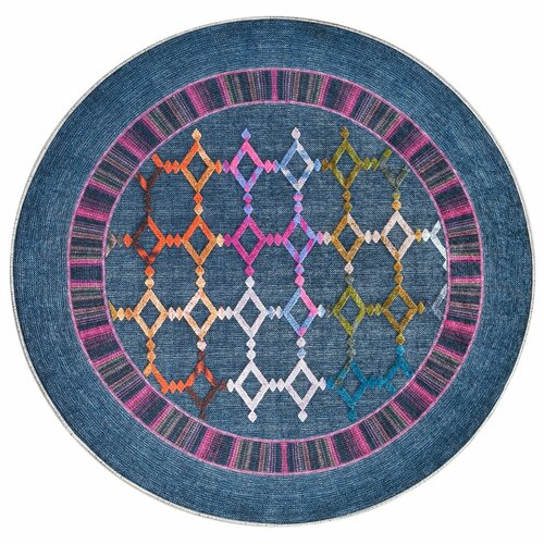 Коврик для ванной и туалета 90х90 см противоскользящий для дома