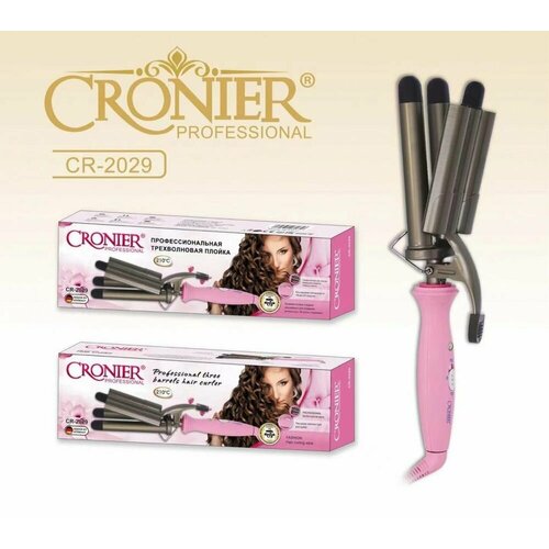 Тройная плойка для волос профессиональная модель для волос с керамическим покрытием 331200₽