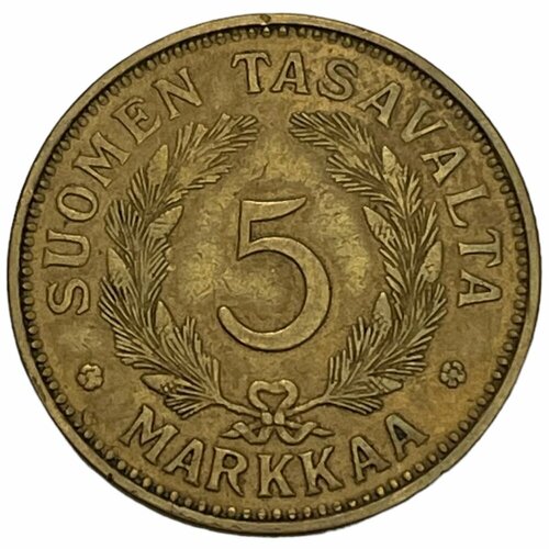 Финляндия 5 марок 1931 г. (S) китай 5 долларов 1931 г