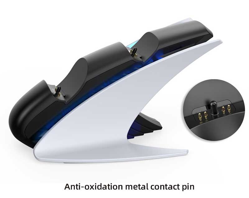 Зарядная станция для 2-х DualSense PS5 Charging Stand (Dobe TP5-0583) — фото 1