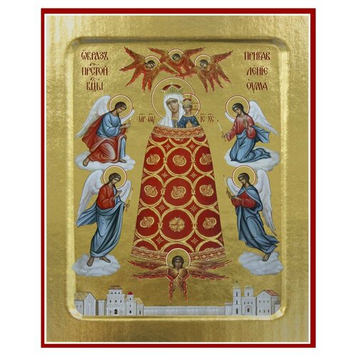 Икона Пресвятой Богородицы, Прибавление Ума (на дереве): 125 х 160