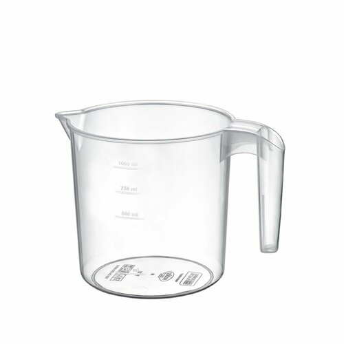 Емкость мерная - ковш HobbyLife 1 л круглый прозрачный 499₽