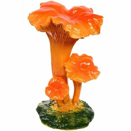 садовая фигура грибы лисички 35см кам полистоун 119282 Фигура из гипса «Грибы-лисички» 35см