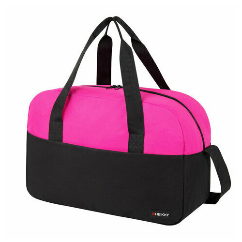 Сумка HEIKKI, 44х30х44 см, черный, фуксия