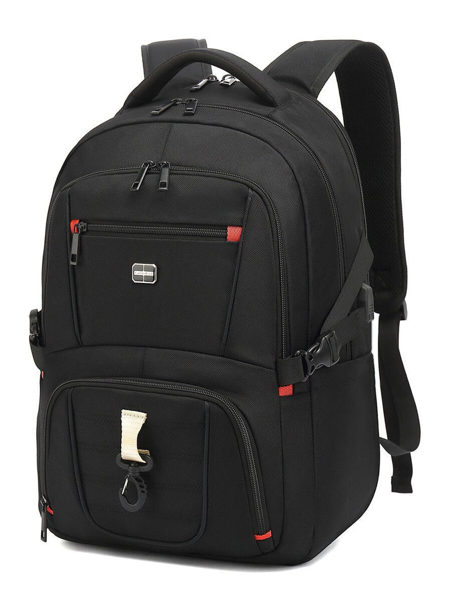 Carney Road Рюкзаки с USB рюкзак черный большие сумки рюкзак мужской спортивный водооталкивающий