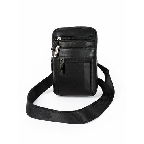 Сумка DEGS, фактура гладкая, черный