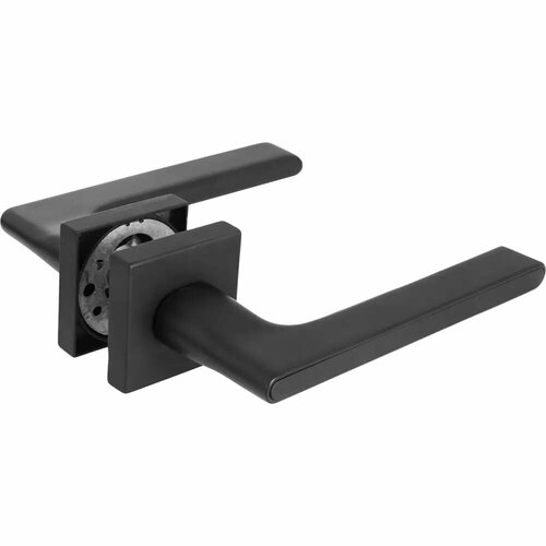 Дверные ручки 141 BL комплект цвет черный 2951₽