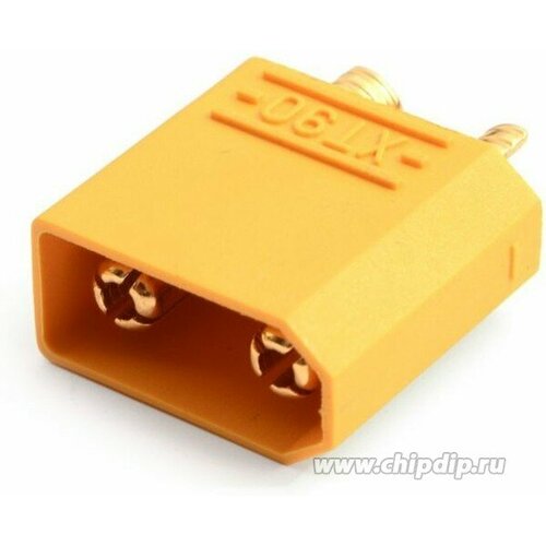 XT90H-M Вилка питания DC XT90 папа провод под пайку Цвет желтый 896₽