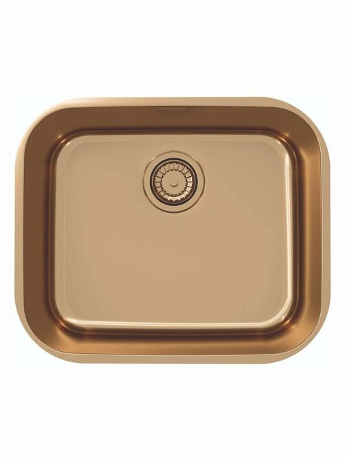 Мойка VARIANT 10 MONARCH COPPER 480X400X180 в комплекте с выпуском без сифона