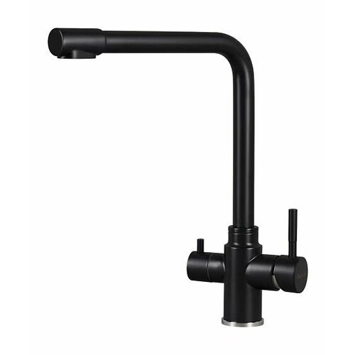 Смеситель KUPPERSBERG geo kg2385cr black, черный