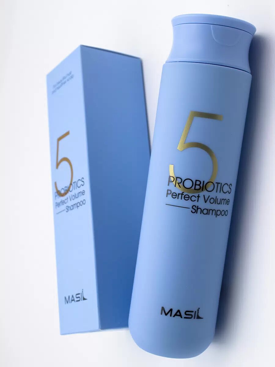 Masil 5 probiotics ​Шампунь для волос и кожи головы perfect volume shampoo​ с пробиотиками для объема , 300 мл