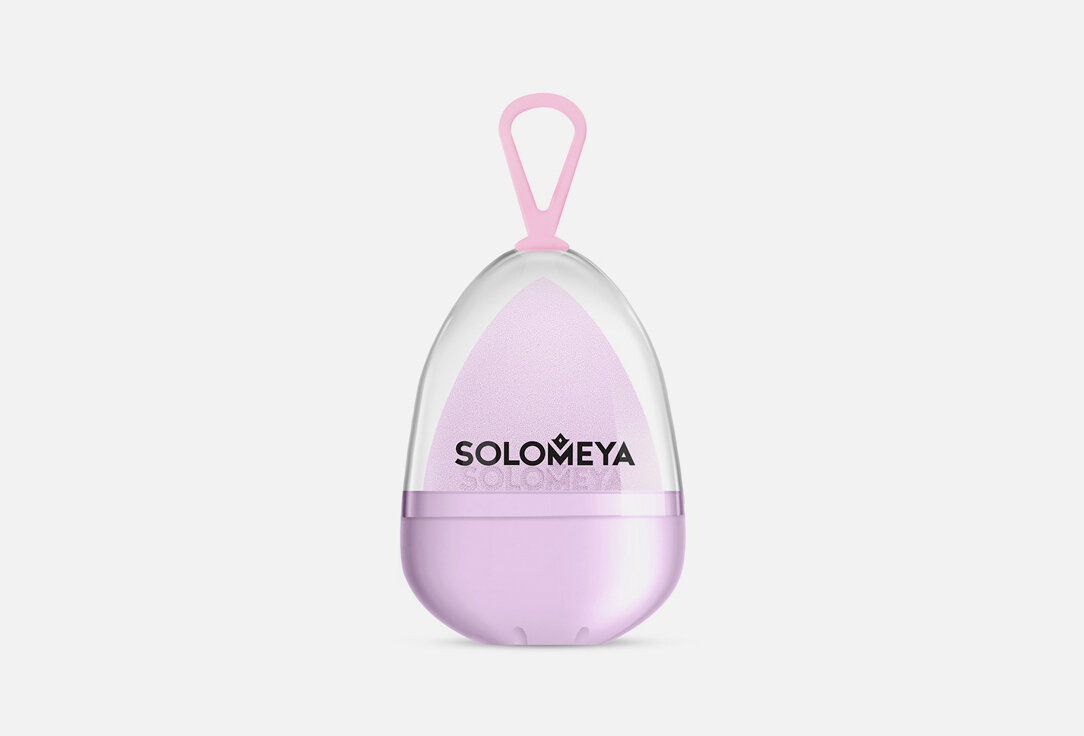 Косметический спонж для макияжа Solomeya, Color Changing blending sponge 1шт