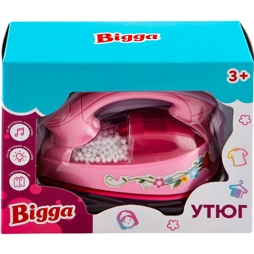 Игрушка BIGGA Утюг, со световыми и звуковыми эффектами Арт. BT677085 игрушка robo alive велоцираптор со звуковыми эффектами арт 7172 s001