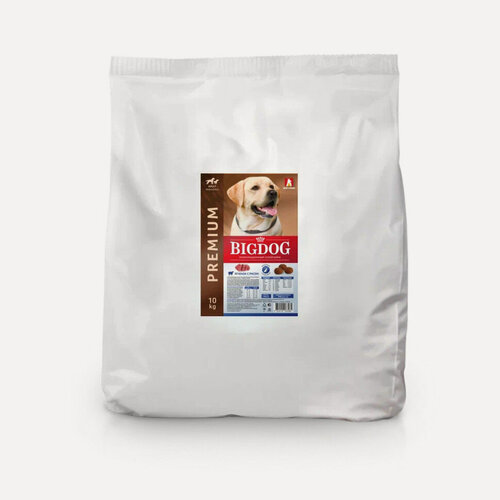 Изображение товара Зоогурман BIG DOG сухой корм для взрослых собак средних и крупных пород, с ягненком и рисом - 10 кг