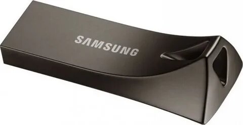 Флешка Samsung BAR Plus 256 ГБ, 1 шт, серый титан