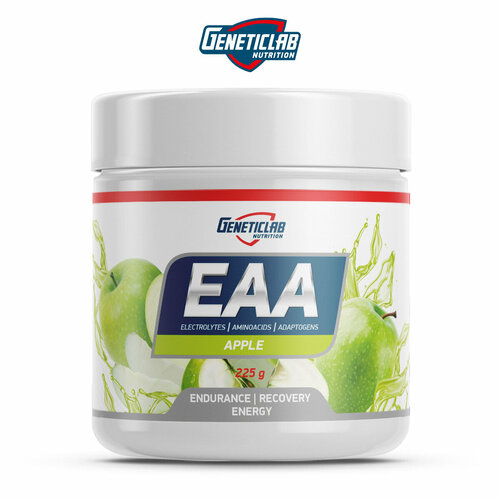 Свободные аминокислоты Geneticlab EAA 225 г, Яблоко