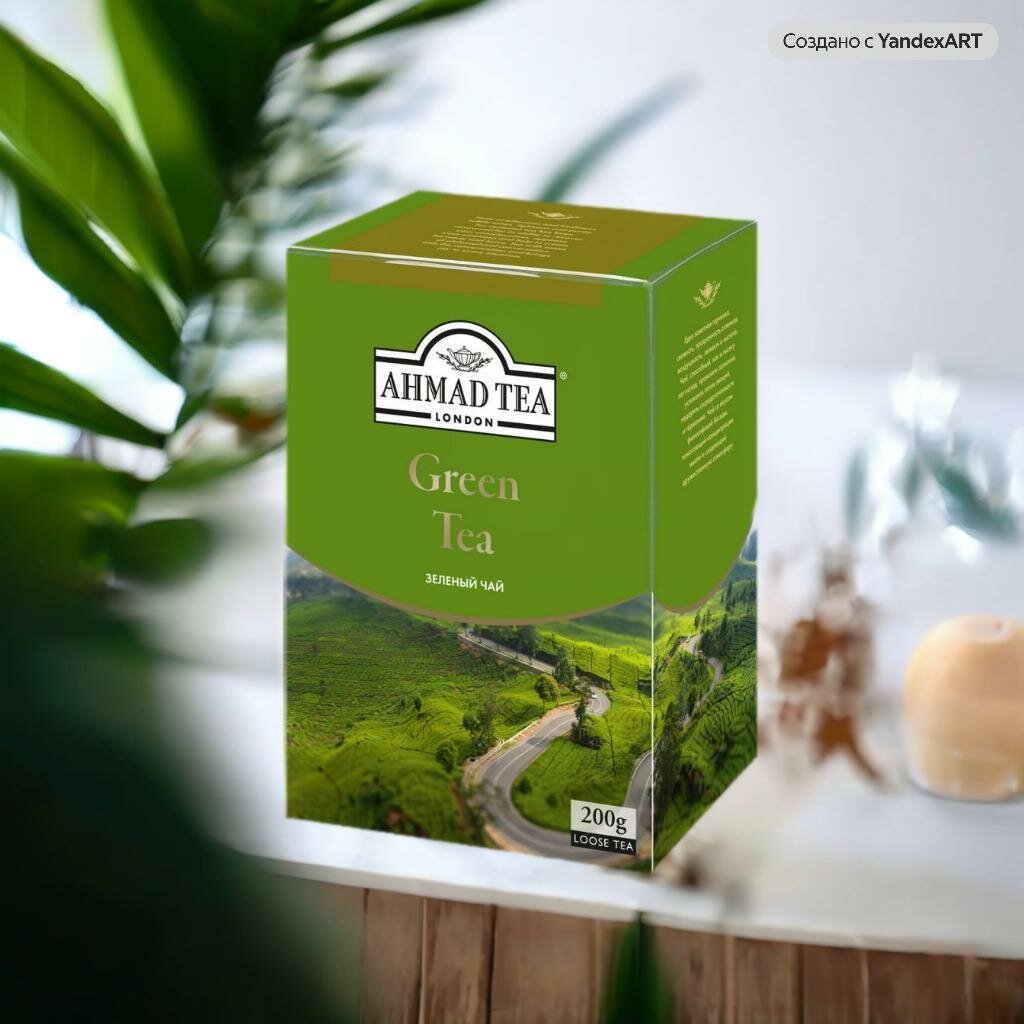 Чай зеленый Ahmad Tea китайский листовой, 200 г - фото №10