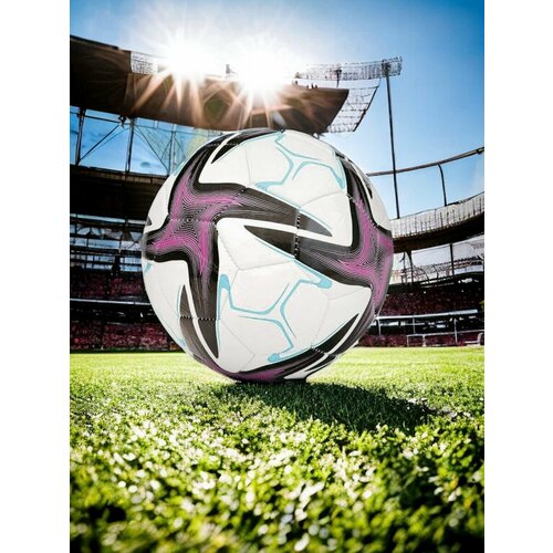 Мяч футбольный белый