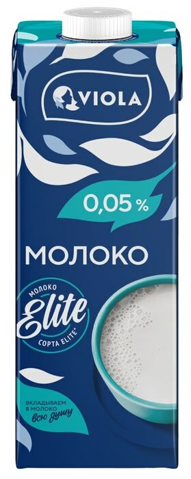 Молоко Viola питьевое 0.05% 1кг